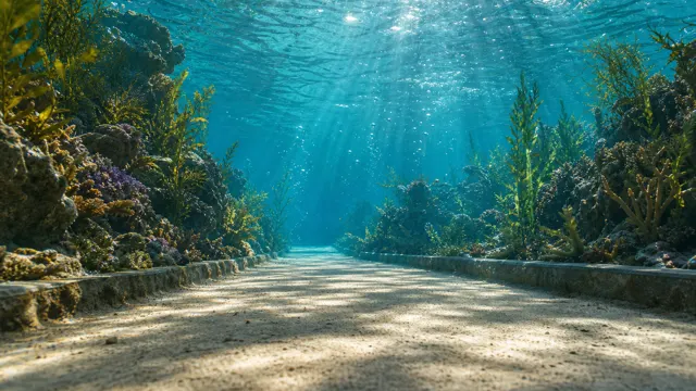 Crazy Frog AI video generator background: Under the sea